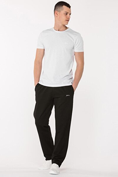 Slazenger Ανδρικό μονόχρωμο μαύρο παντελόνι