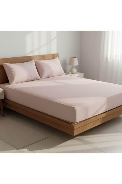 YAZICI 160X200 Double Fitted Sheet Set of Cotton Soft Durable Sets with Pillo...