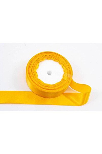 OEM Set of 3 rolls of Satin Ribbon 2.5cm/22m Sun Yellow
