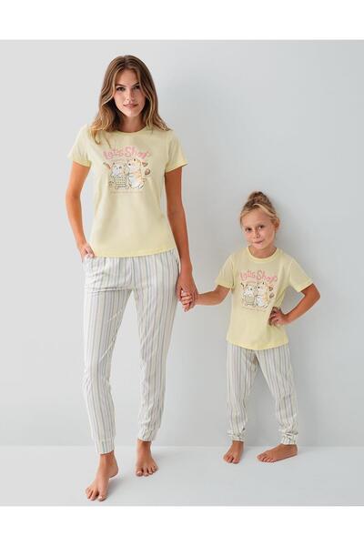 Arnetta Mother and Child Pajamas Sold Separately, 100% Cotton Mother Daughter...