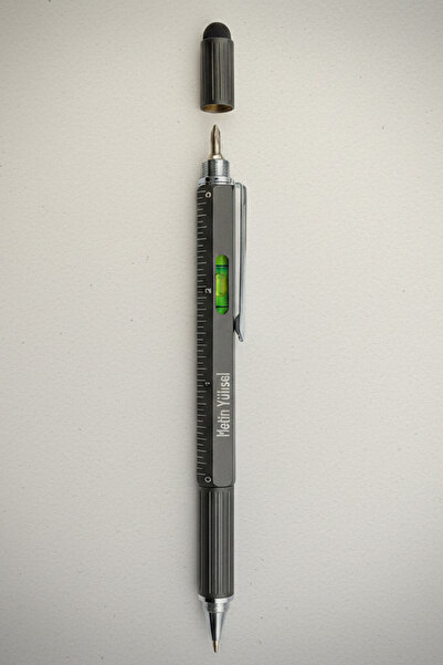 Empressco Kişiye Özel Siyah Mimar ve Mühendis Kalem Seti, Su Terazili, Cetvel...