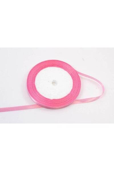 OEM Satin Ribbon 0.6cm/22m Intense Pink (Top Bottom Set of 3 pcs)