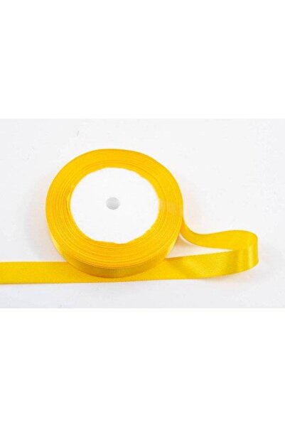 OEM Set of 3 rolls of Satin Ribbon 1.5cm/22m Sun Yellow