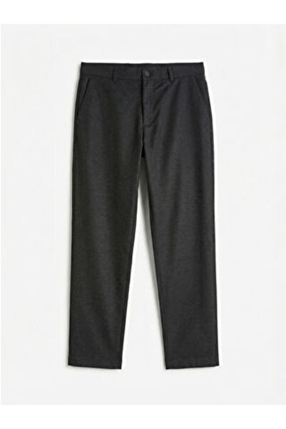 LC Waikiki M1 Sezon Gray Standard Fit Wool Blend Men's Trousers