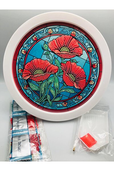 DUCK HOBY 20X20 Round Framed for Children B Beaded Stone Mosaic Diamond Paint...