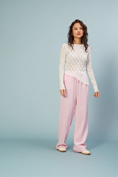 Nisan BLUZĂ ASIMETRICĂ DE DENTELĂ