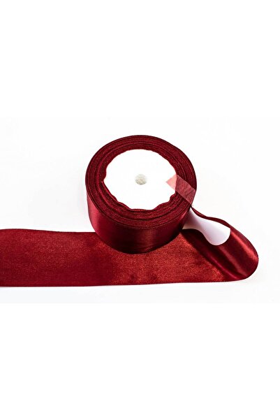 OEM Set of 3 rolls Satin Ribbon 5cm/22m Grena 048