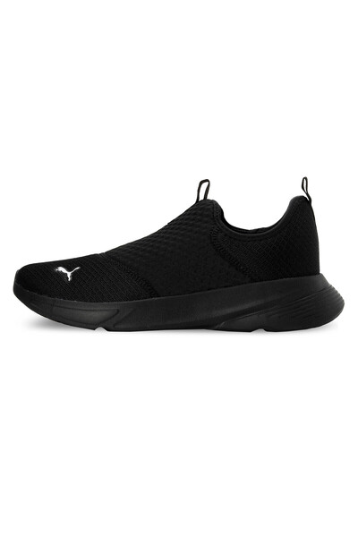 Puma Mens Melanite Slip On Sneakers - Black