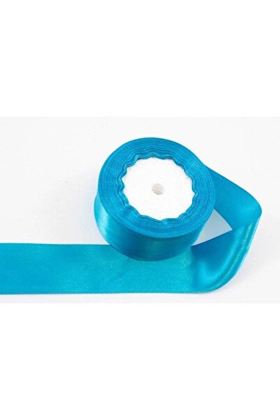 OEM Set of 3 rolls Satin Ribbon 4cm/22m Light Turquoise