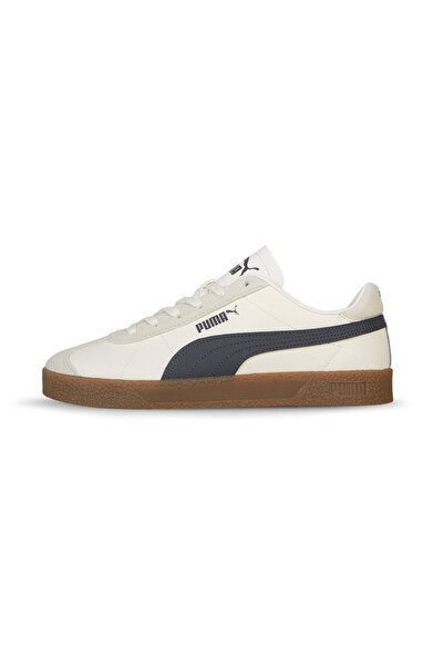 Puma حذاء رياضي من جلد سويدي للجنسين - أبيض