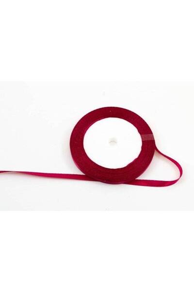 OEM Satin Ribbon 0.6cm/22m Dark Cyclamen (Top Bottom Set of 3 pieces)