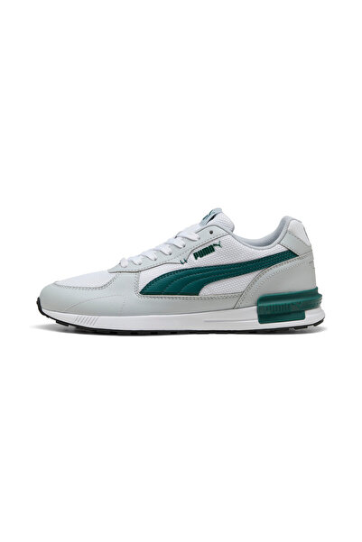 Puma حذاء رياضي للجنسين من جرافيتون إس إل ريمكس - أبيض