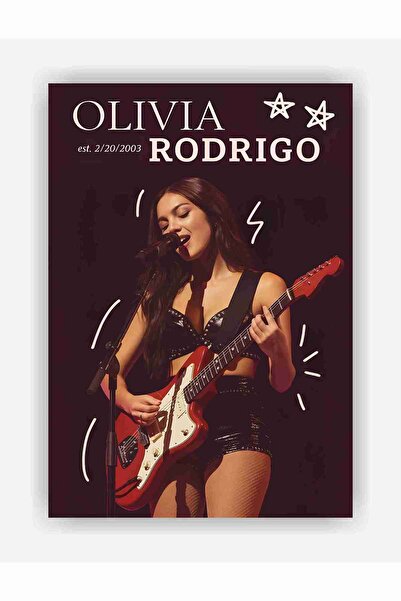 fırsatlar diyarı Olivia Rodrigo Duvar Posteri - Kalın Kağıt - Çerçevesiz
