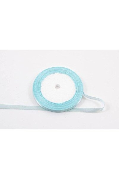 OEM Set of 3 rolls of Satin Ribbon 0.6cm/22m Light Blue