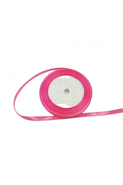 OEM Set of 3 rolls Satin Ribbon 0.6cm Dark Pink 005