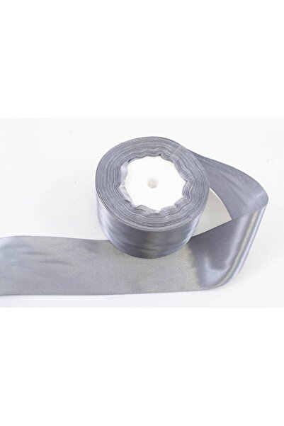 OEM Set of 3 rolls Satin Ribbon 5cm/22m Light Grey 059