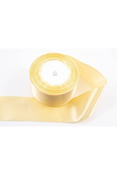 OEM Set of 3 rolls Satin Ribbon 5cm/22m Pale Beige
