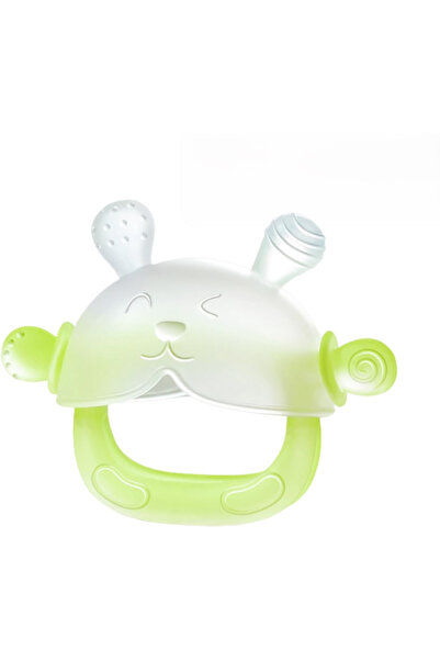 MaffStuff Green Silicone Baby Teething Toy 6+ Months