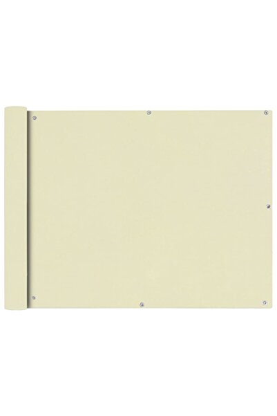 Concept Prelată pentru balcon, material textil oxford, 90x400 cm, crem