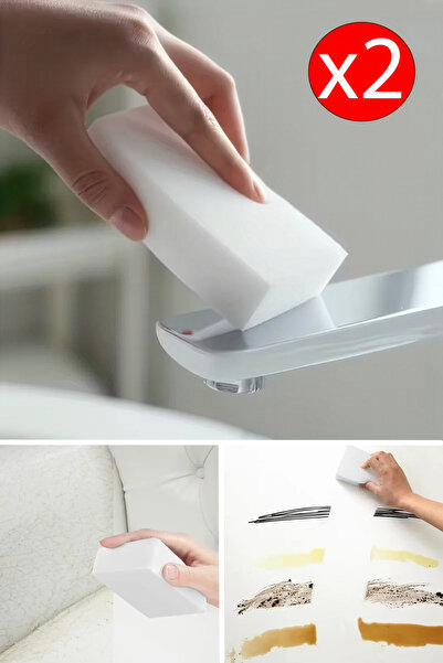 Emofom 2 Pcs Multi-Purpose Cleaning Sponge for Kitchen, Bathroom, Bathtub and...