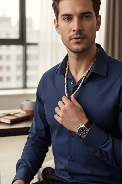 Zaradise Accessories 60 cm Thick Chain Stainless Steel Men's Necklace