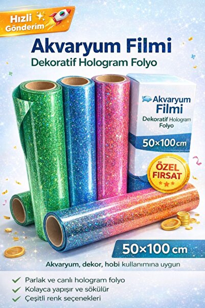 OSSOFOL Kendinden yapışkanlı akvaryum arka fon kumlama filmi 60 cm x 2 metre buzlu görünüm