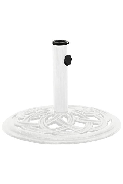 Concept Βάση ομπρέλας, λευκή, 44x44x31, χυτοσίδηρος