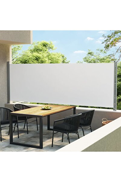 Concept Αναδιπλούμενη τέντα βεράντας, κρεμ, 600 x 160 εκ.