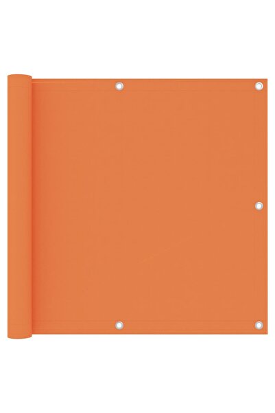 Concept Paravan de balcon, portocaliu, 90 x 500 cm, țesătură oxford