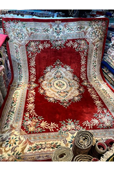 RD RAMAZAN DAĞ EL HALI SANATI El Dokuma Kabartmalı Çin Halısı Birinci Sınıf K...