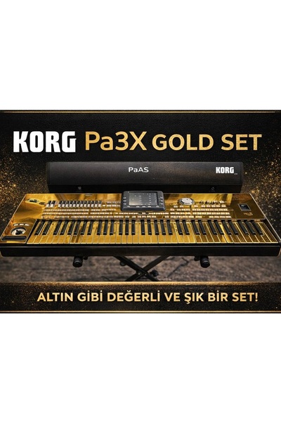 KORG PA3X GOLD CAM MASKE VE TUŞE