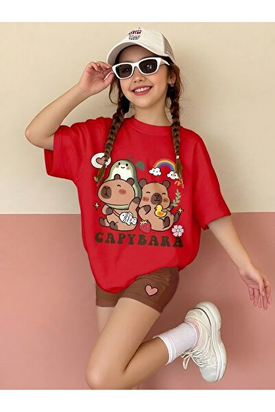 E-ROMA Capibara Unisex Children's T-Shirt 3Gh5