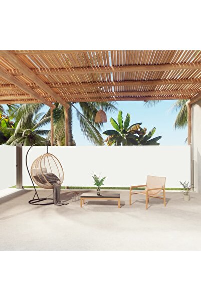 Concept Copertină laterală retractabilă, crem, 160x1000 cm