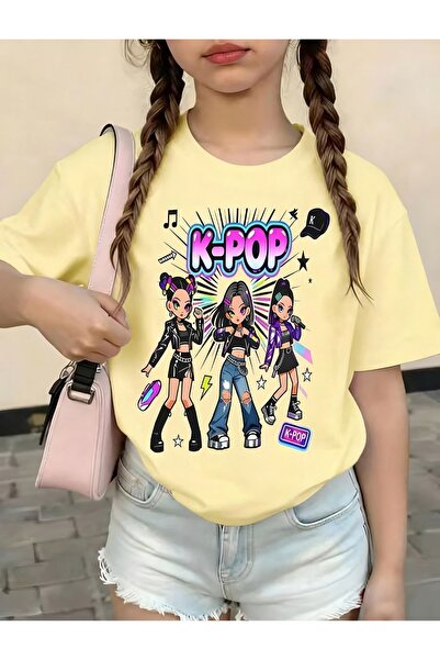 E-ROMA K-Pop Printed Unisex Children's T-Shirt 3Gh2