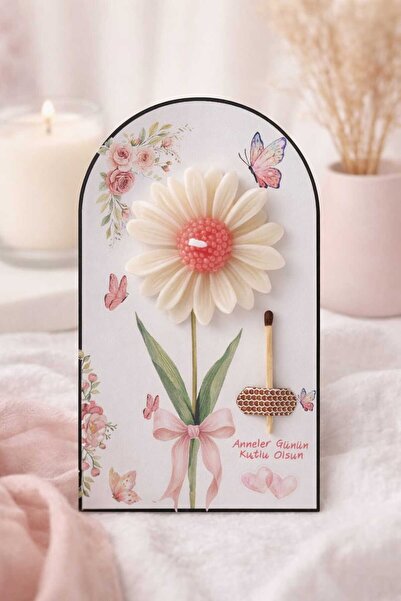 shop Anneler günü papatya mum hediyelik kart 10 adet