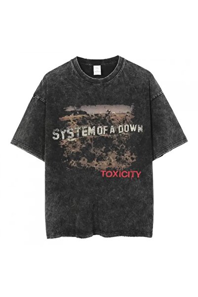 Toum Vintage System of a down Washed Oversized T-Shirt