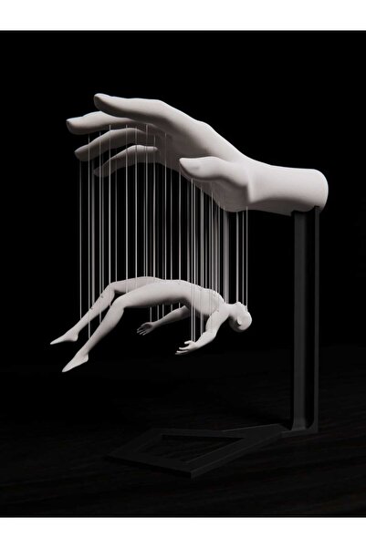 İklim Sallanan Adam Overtaken Man Opje Heykel Biblo Aksesuar Seti Hediyelik