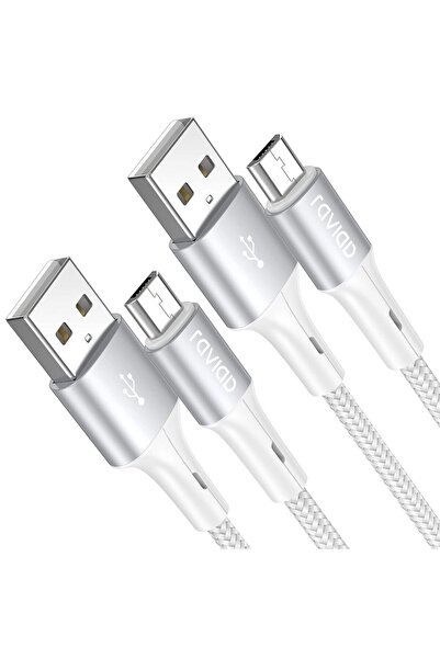 NO BRAND Micro USB Cable 2M 2Pack Android Charger Cable