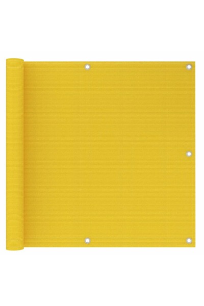 Concept Balcony screen, yellow, 90x500 cm, HDPE