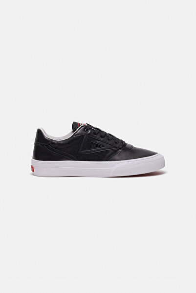Vaneda 1408 S3 Casual Sneakers Erkek Deri Ayakkabı Siyah