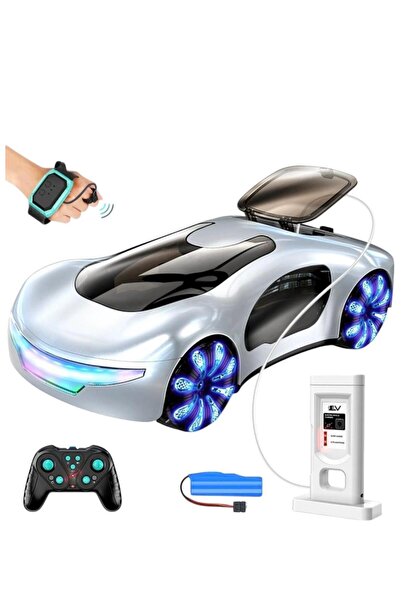 zennor Mașină RC cu Telecomandă și Control prin Senzor de Mână, Lumini LED, R...