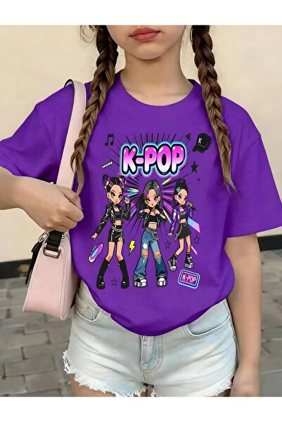 E-ROMA K-Pop Printed Unisex Children's T-Shirt 3Gh2