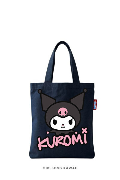 Girlboss Kawaii حقيبة كورومي الصغيرة / حقيبة تابلت / حقيبة كتب / حقيبة تسوق ص...