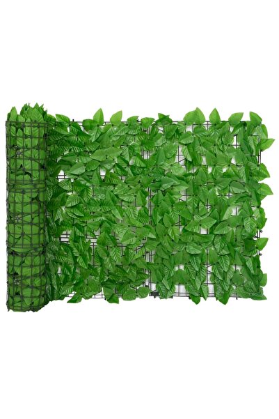 Concept Paravan de balcon, frunze verzi, 500x75 cm