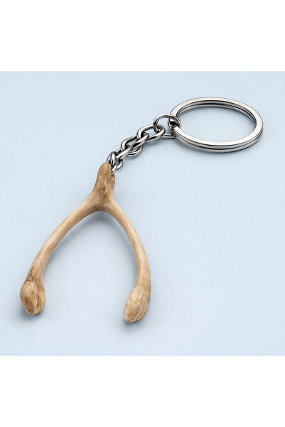 İNCİ sepette Lades Keychain Lucky Charm Wishbone Keychain Gift Set Special Lu...