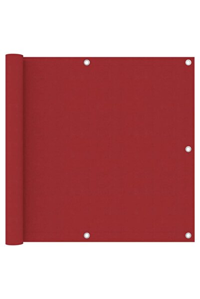 Concept Paravan de balcon, roșu, 90 x 500 cm, țesătură oxford