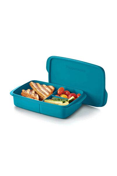 Tupperware Compartmented Lunch Box 1L Blue