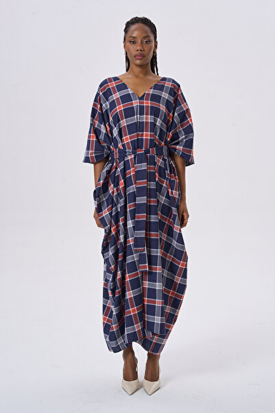 HANIQA Modern and Stylish Casual Design Striped Dress