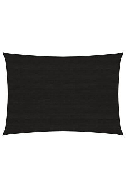 Concept Sunshade fabric, black, 2.5x4 m, HDPE, 160 g/m²