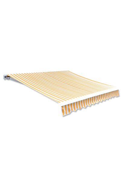 Concept Pânză de copertină, portocaliu și alb, 350 x 250 cm